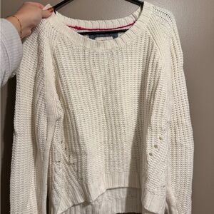 Cotton On Cream Knit Crew Neck Sweater